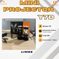 H4 Mini Projector Y7D Car Motorcycle LED Light