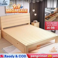 Dipan Tempat Tidur Ranjang Kayu Divan Kayu Tempat Tidur Kayu Garansi 10 Tahun -Karya Berdiri