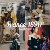 Lightroom Mobile IOS Android and Classic CC Preset France 1890 Filter