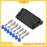 [CloudsMiles] Rear Tail Light Plug Lamp Cable Connector for   C-Class W204 1-1355396-1 7P Connector 
