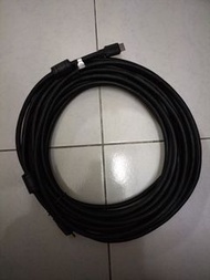 （含運）fujiei HDMI公對公高清數位影音傳輸線 (15M) 鍍金接頭 編織線 雙磁環 高屏蔽 1.4版 編織線