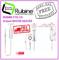 RUBINE P10-CH INSTANT WATER HEATER / FREE EXPRESS DELIVERY