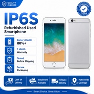 IP6S Refurbished Used Smartphone 16GB 32GB 64GB 128GB Second Hand Phone Malaysia Delivery COD Instal