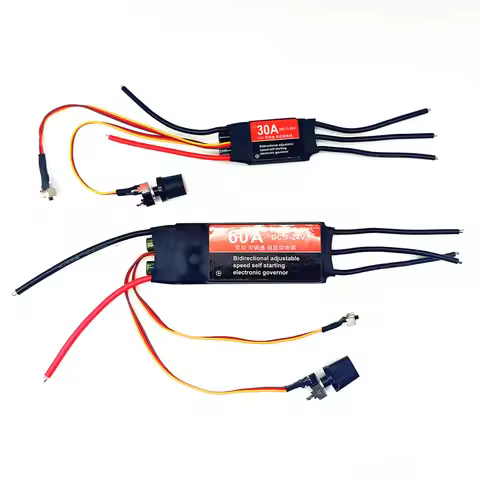 2-6S 30A 60A ESC Bidirectional Self Starting Brushless Electric Regulation Speed Controller ESC for 