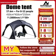 MYReady stockMOUNTAINHIKER dome tent 8-10 people family party awning outdoor camping tent PU3000mm c