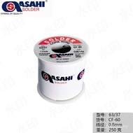 Rinse-Free Solder Wire Sn63 Source Asahi37CF60/Solder Wire Asahi Direct Sales Rosin Core Factory 0.8
