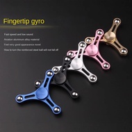 Aluminum Alloy fidget spinner Fidget Spinner Stress Relief Toy Small Waist Fidget Spinner Three-Leaf