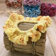 髮圈 - 彩色髮帶和鬆緊帶 - 鉤針編織髮飾