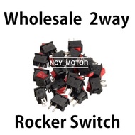 Motorcycle 2way Universal On/Off Switch black/red