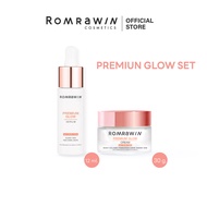 [เซต 2 กล่อง] Romrawin Premium Glow Serum12ml.+ Premium Glow Cream 30 g. เซตบำรุงผิวหน้า