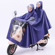 🔥品质精选🔥□ AZ E BIKE Rain Coat Motorcycle Big Size Baju Hujan Motor Waterproof Plastik Saiz雨衣女電動車雨披電瓶車雙