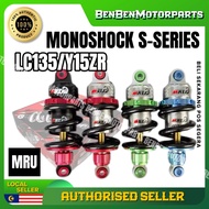 Jenama Baru MRU MONO YAMAHA LC135 / Y15ZR 200MM 203MM 205MM S SERIES CNC MONOSHOCK ADJUSTABLE REBOUN