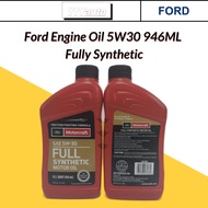 Genuine Ford Motorcraft Engine Oil Fully Synthetic SAE 5W30 5W-30 946ml 1 Quater