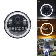 Wrangler Headlight Off-Road Vehicle Work Light Car 23cm LED Headlight 19cm Harley Motorcycle Headlig