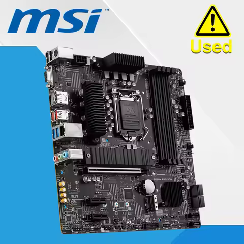 msi B560M PRO-VDH (mATX, 11th/10th Gen Intel Core, LGA 1200 Socket, DDR4, PCIe 4, CFX, M.2 Slots, US