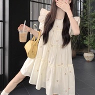 Casual Ditsy Floral Tiered Layer Draped Dress for Women L177AD880