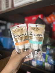 L'OREAL LOREAL PARIS UV DEFENDER SERUM PROTECTOR SUNSCREEN SPF 50+ PA+++ MATTE/BRIGHT CLEAR /INVISIB