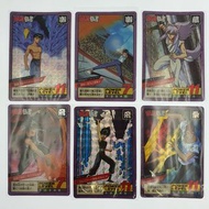 1994 BANDAI 幽遊白書 日版 初版 萬變咭 激鬥 Part 4 第四彈 普通閃/閃中閃及暗閃一套六張 144, 166 未撕 (No. 133, 137, 155, 170)