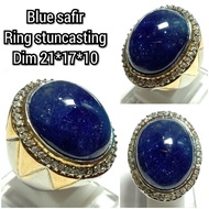 CINCIN BATU BLUE SAFIR JUMBO ASLI NATURAL TOP QUALITY 01