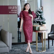 Rubyy Dress MISS NOMI Maroon Color size M