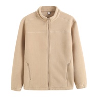 UNIQLO เสื้อโค้ตบุนุ่มคอมโพสิทลำลองบุขนแกะสำหรับผู้ชายผู้หญิง2024ใหม่ของแท้จาก UNIQLO ญี่ปุ่นแบบยูนิ