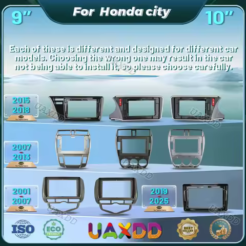 For 2001-2007 Honda Fit JAZZ CITY 2006-2013 2014-2018 2020-2025 city 9INCH 10.1inch Cadre CD MP5 rad