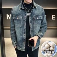 Denim Jackets Shop owner style quality cotton thick denim for men's jacket jiahuiqi