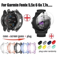 Case+Tempered Glass+Anti Dust Plug For Garmin Fenix 7 , Garmin Fenix 7S , Garmin Fenix 7X Case, Garm