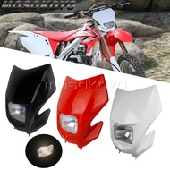 Plastic Headlight Headlamp For Honda CRF150F CRF230F CRF 230F 150F 150 250 450 F R L Motocross DirtB