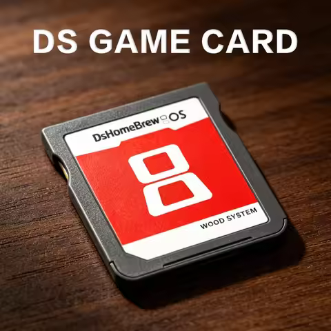 New R4 DS FlashCard DsHomeBrew OS Wood System Card Memory Card Adapter For NDS 3DS NDSI NDSL Vedio G
