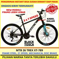 Sepeda Gunung MTB 26 Trex XT-789 21 speed Murah XT 789