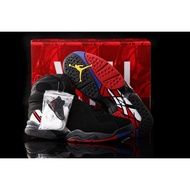 Good quality air Jordan Jordans 8 basketball shoes sneakers black red white retro style w717