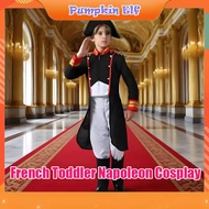 Kid Boy Napoleon Bonaparte Costume French Prince Halloween Outfit Suit