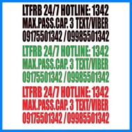 ⏑ ♕ ┇ LTFRB 24/7 HOTLINE STICKER set