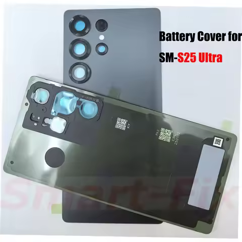 OEM Replacement Glass Back Cover Battery Cover Case For SAM-S25 Ultra S25ultra S25U 5G Rear Cover Ba