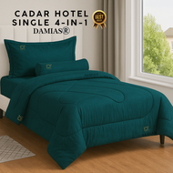 Cadar HOTEL 8in1 King Queen Single Comforter Tebal Sarung Bantal Cotton Sejuk Bergetah Corak Floral 