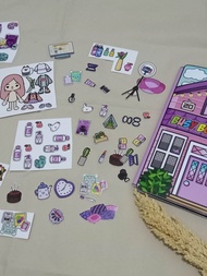 TOCA LIFE QUITE BOOK BUSY BOOK PURPLE MAINAN EDUKASI ANAK