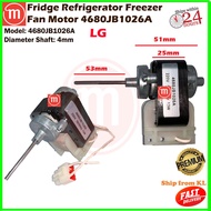 LG Fridge Refrigerator Freezer Fan Motor 4680JB1026A