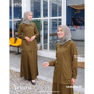 Ethica Gamis Ayumi Uniform 19 Baju PNS Muslim Dress Wanita