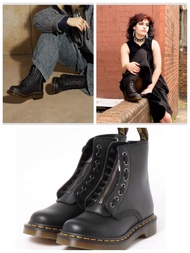 ✨EU41✨Dr Martens 1460 Pascal Front Zip Nappa Boots in Black 經典款前拉鍊黑色長靴