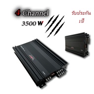 เพาเวอร์แอมป์ CLASS AB 4CH. MP-100.4 3500W เพาเวอร์แอมป์รถยนต์ สามารถขับซับ 10นิ้ว ได้ 1ดอก พร้อมขับเสียงกลางไปด้วย  เพาเวอร์ Class AB 4ชาแนล แอมป์ขยายเสียง แอมป์ขยาย,เครื่องเสียงรถยนต์ 【POWER CLASS AB 4CH.HIGH POWER CAR AMPLIFIER】