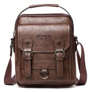New Luxury Brand Men Bag Leather Messenger Bag Casual Crossbody Shoulder Bag Male Business Handbag For Gift Men Small Briefcase