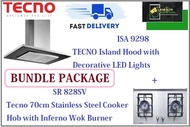 TECNO HOOD AND HOB BUNDLE PACKAGE FOR (ISA 9298 &amp; SR 828SV) / FREE EXPRESS DELIVERY