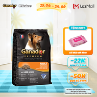 Thức ăn hạt Ganador Premium cho chó vị Cừu & Gạo 3kg