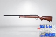 台南 武星級 BELL VSR 10 狙擊槍 手拉 空氣槍 仿木 + 0.4g 環保彈 (MARUI規格BB槍BB彈玩具