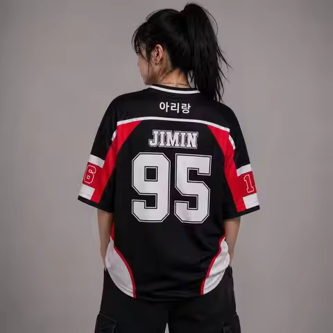 2026 BTS Arirang World Tour 3D Print Jersey Men Women Summer Sports Oversize T-shirt Breathable Quic