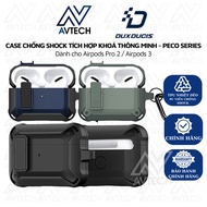 Dux Ducis Case For Airpods 3 | Airpods Pro | Airpods Pro 2, Smart Safety Lock, Shockproof, PECO Series