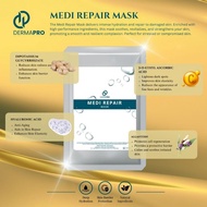 DermaPro Medi Repair Mask Soothing Hydrating Mask Silk Mask Sensitive Skin Rescue Mask