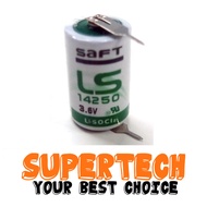 Saft LS14250 Leg 1/2AA 3.6V PLC Industrial ER14250 CNC Lithium Battery