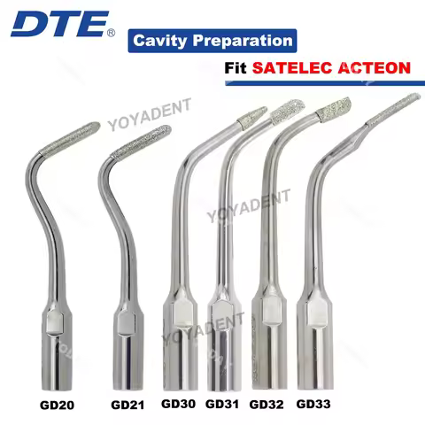 Woodpecker DTE Dental Ultrasonic Scaler Tip For Cavity Preparation Fit SATELEC ACTEON GD20 GD21 GD30